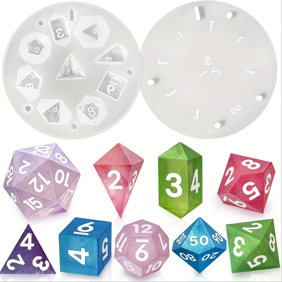 Art Craft Model - 1setsilicone resin die molds ，7-cavity sharp