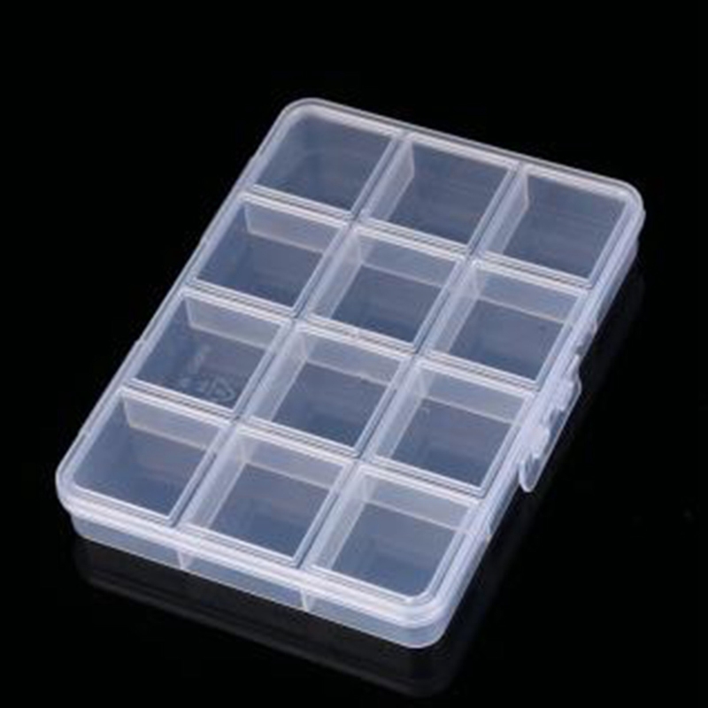 Art Craft Display - 1pc Transparent Plastic Bead Containers with