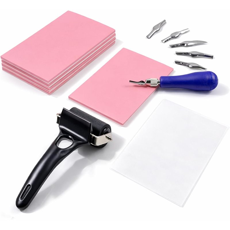 Linocut Carving Tool - Fresh Linoleum For Printmaking Block Kit-Art