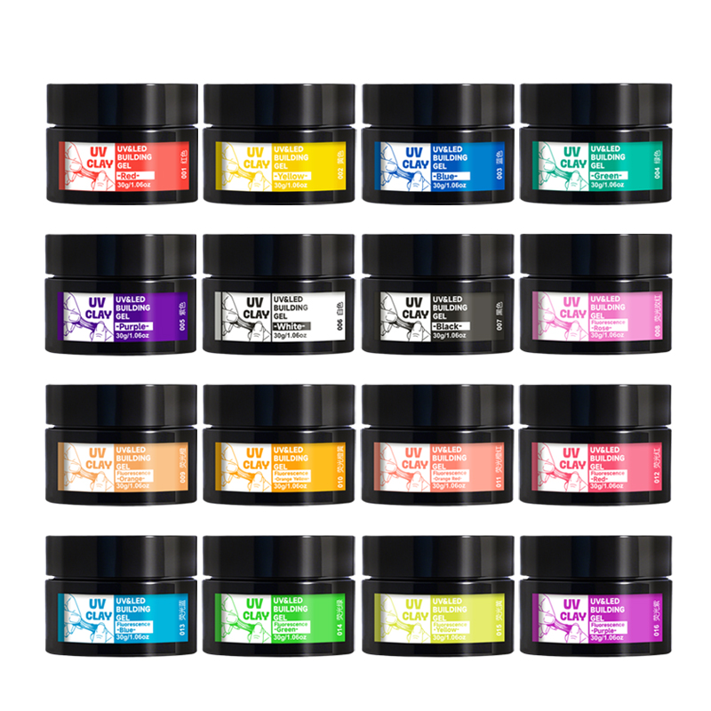 Art Craft Model - 16 colors of UV resin putty