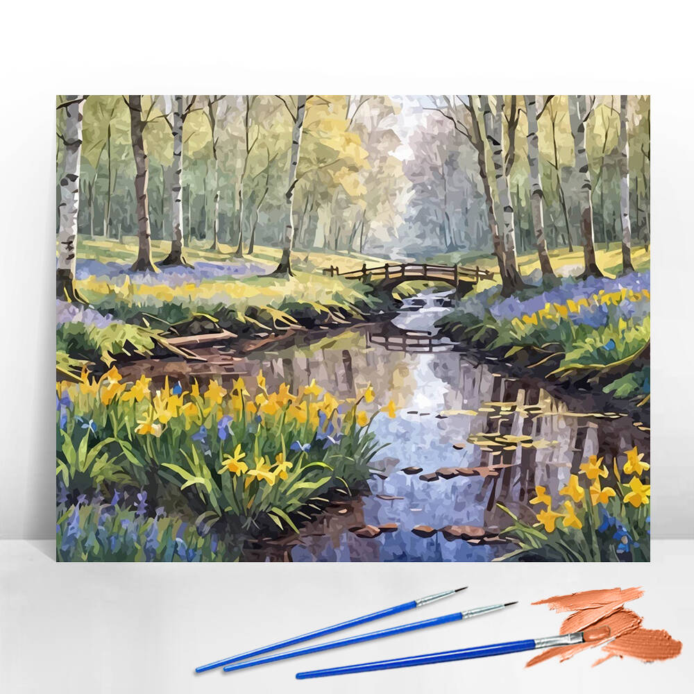 Art Craft Tree - DIY Painting By Numbers Landscape Digital