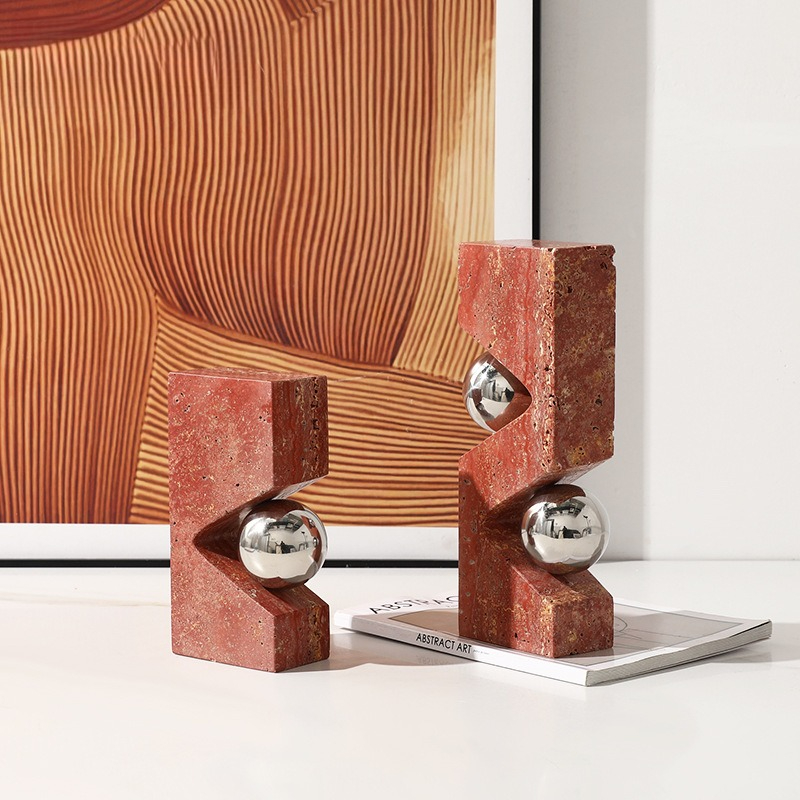 Exhibition Of Art And Craft - Modern wabi-sabi geometric art with ball