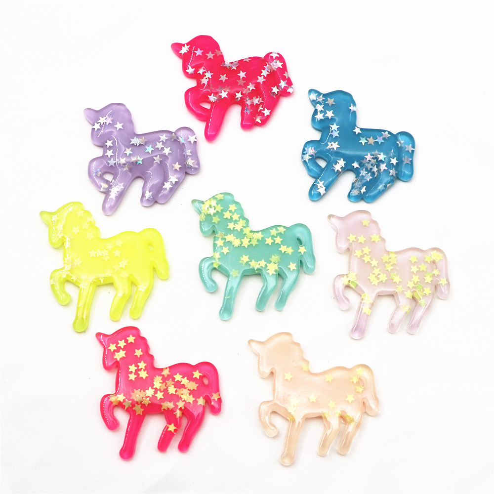 Art Craft Unicorn - 10pcs Mix Colors Cute Cartoon Unicorn