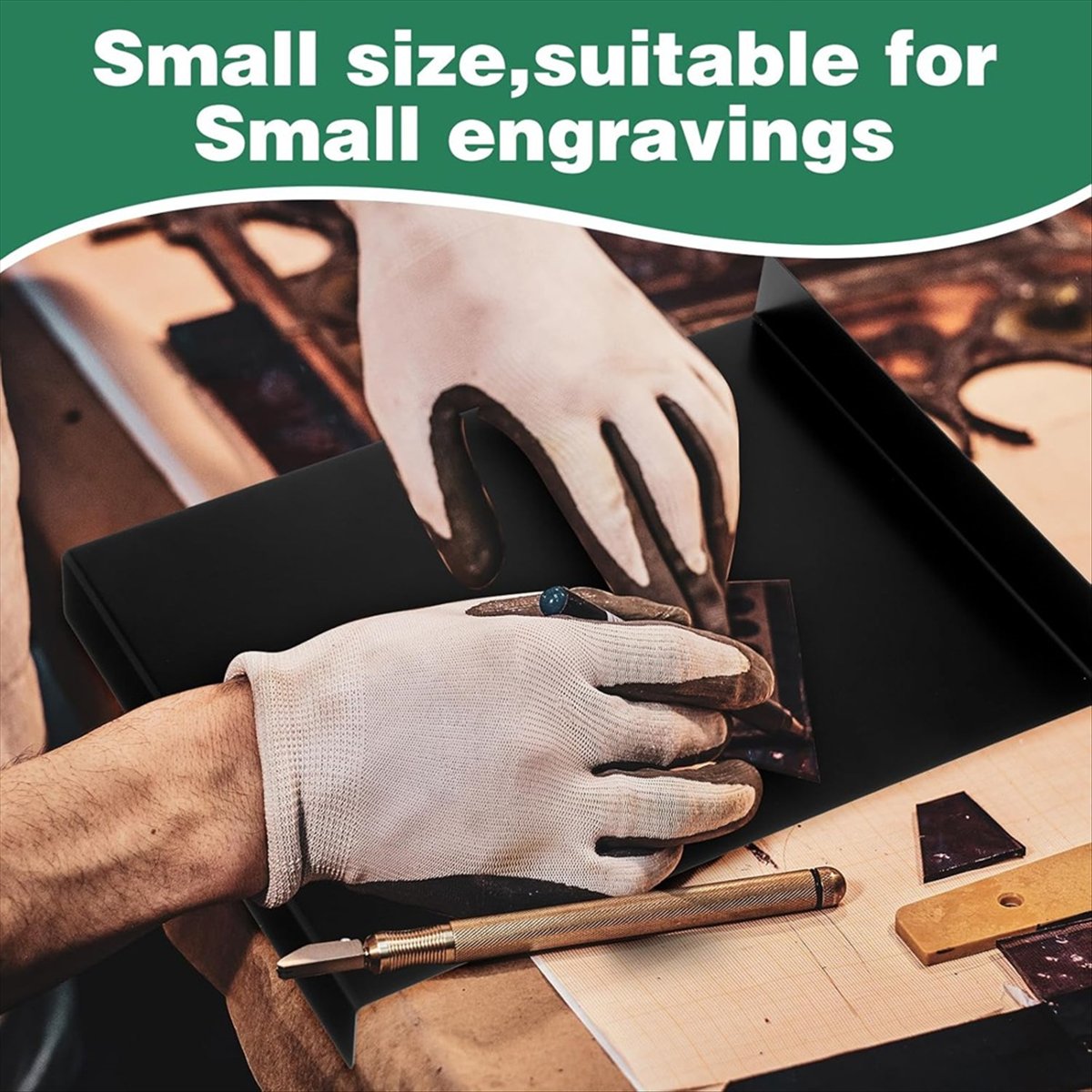 Linocut Carving Tool - 3 Pcs Bench Hook and Inking