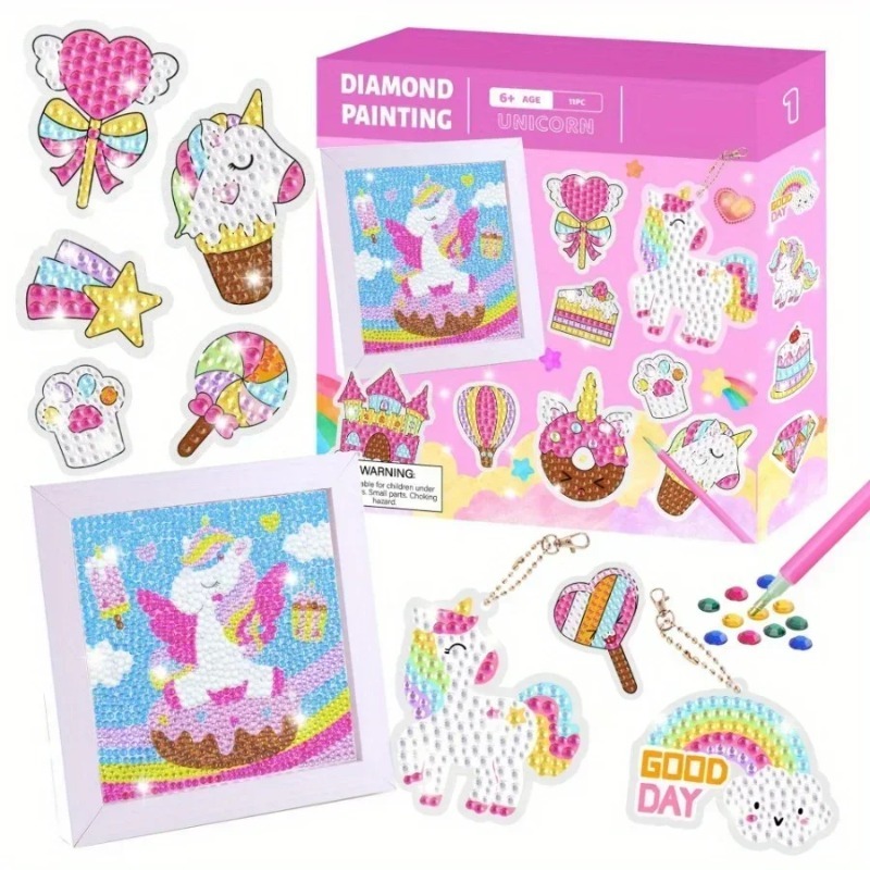 Art Craft Unicorn - Unicorn Kids Diamond Painting Set DIY