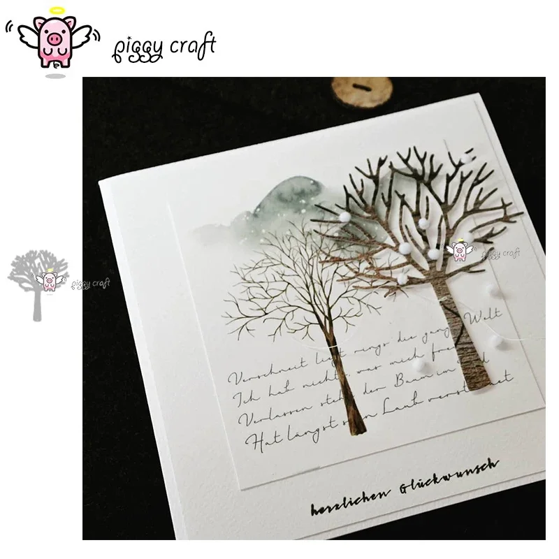 Piggy Craft metal cutting dies - огляд і ціна Art Craft Tree