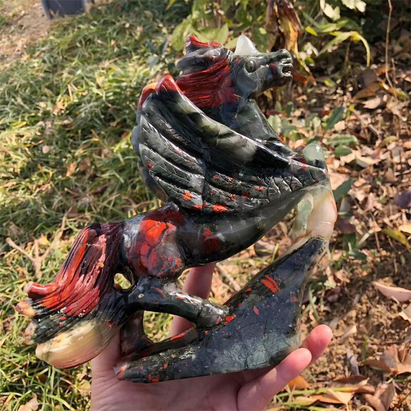 Natural Blood Stone Unicorn Ho - огляд і ціна Art Craft Unicorn