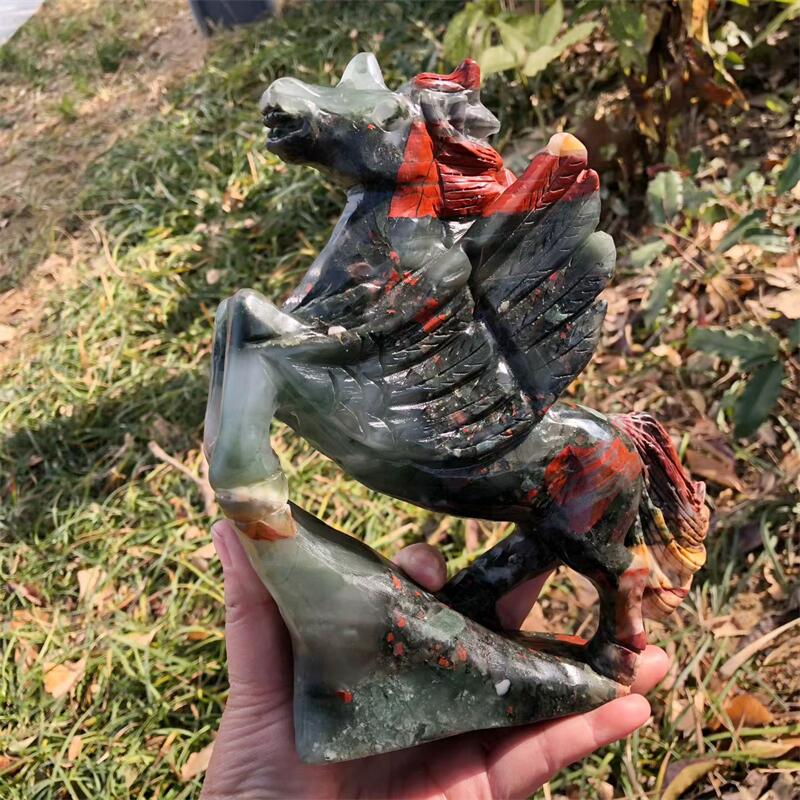 Natural Blood Stone Unicorn Ho - огляд і ціна Art Craft Unicorn