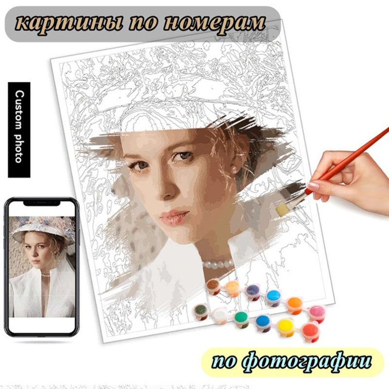Photo Custom Painting By Numbe - огляд і ціна Art And Craft Photos