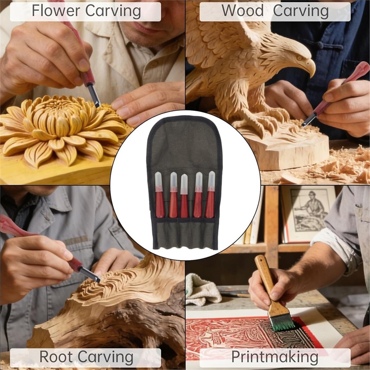 A89X 5 Pcs Linocut Carving Too - огляд і ціна Linocut Carving Tool
