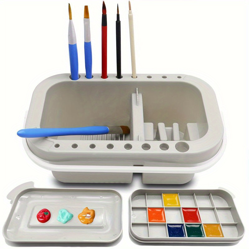 3-in-1 Paint Brush Cleaner Bas - огляд і ціна Gouache Paint Set