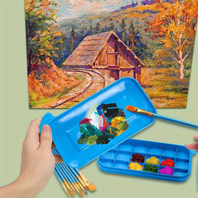 3-in-1 Paint Brush Cleaner Bas - огляд і ціна Gouache Paint Set