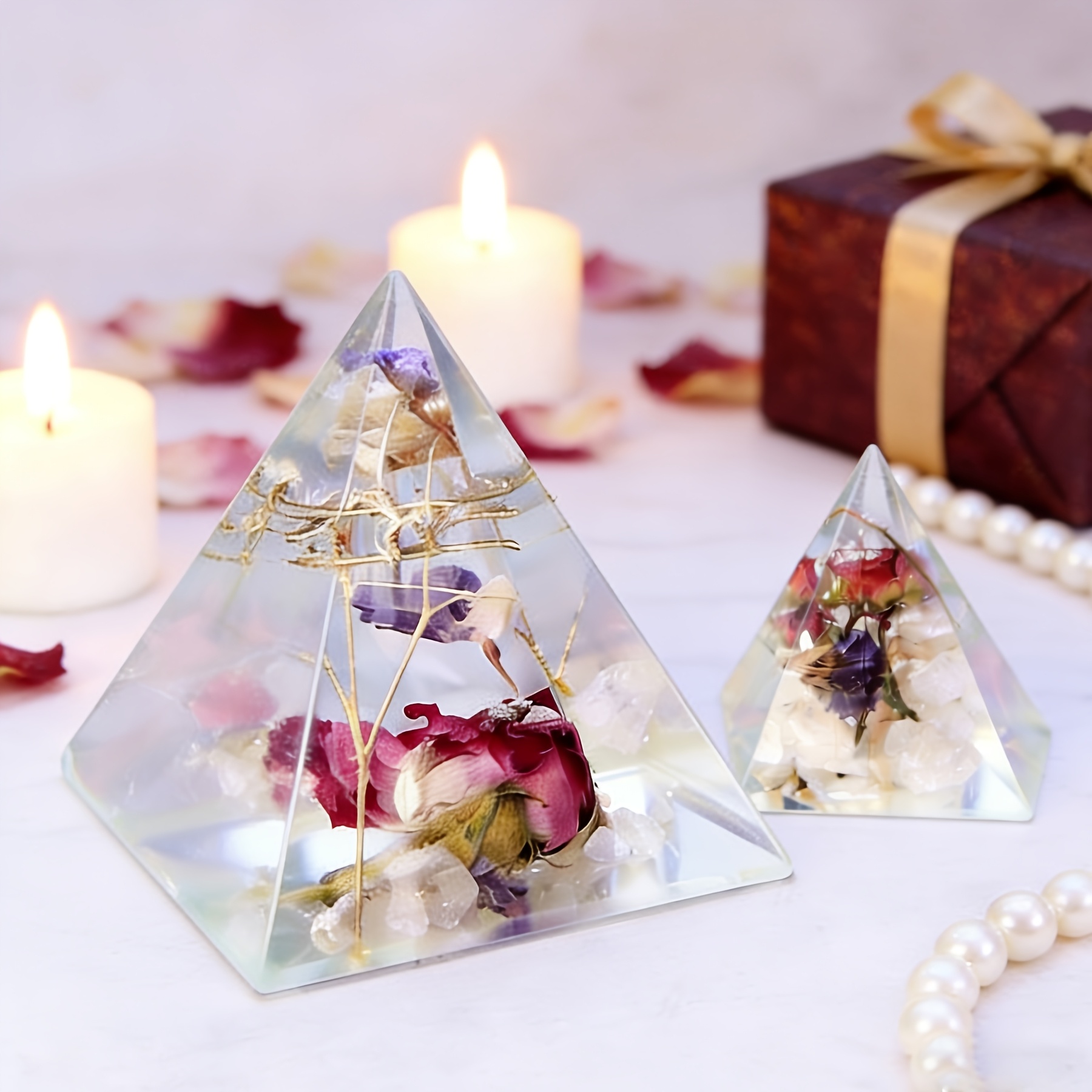 5pc - Pyramid Resin Molds of V - огляд і ціна Art Craft Model