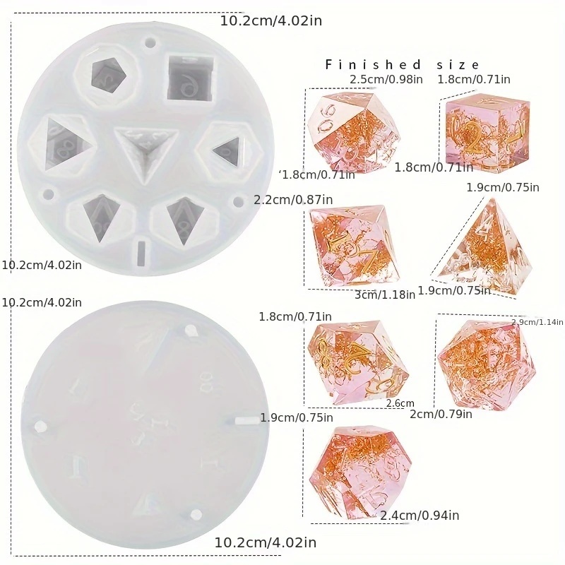 1setsilicone resin die molds ， - огляд і ціна Art Craft Model