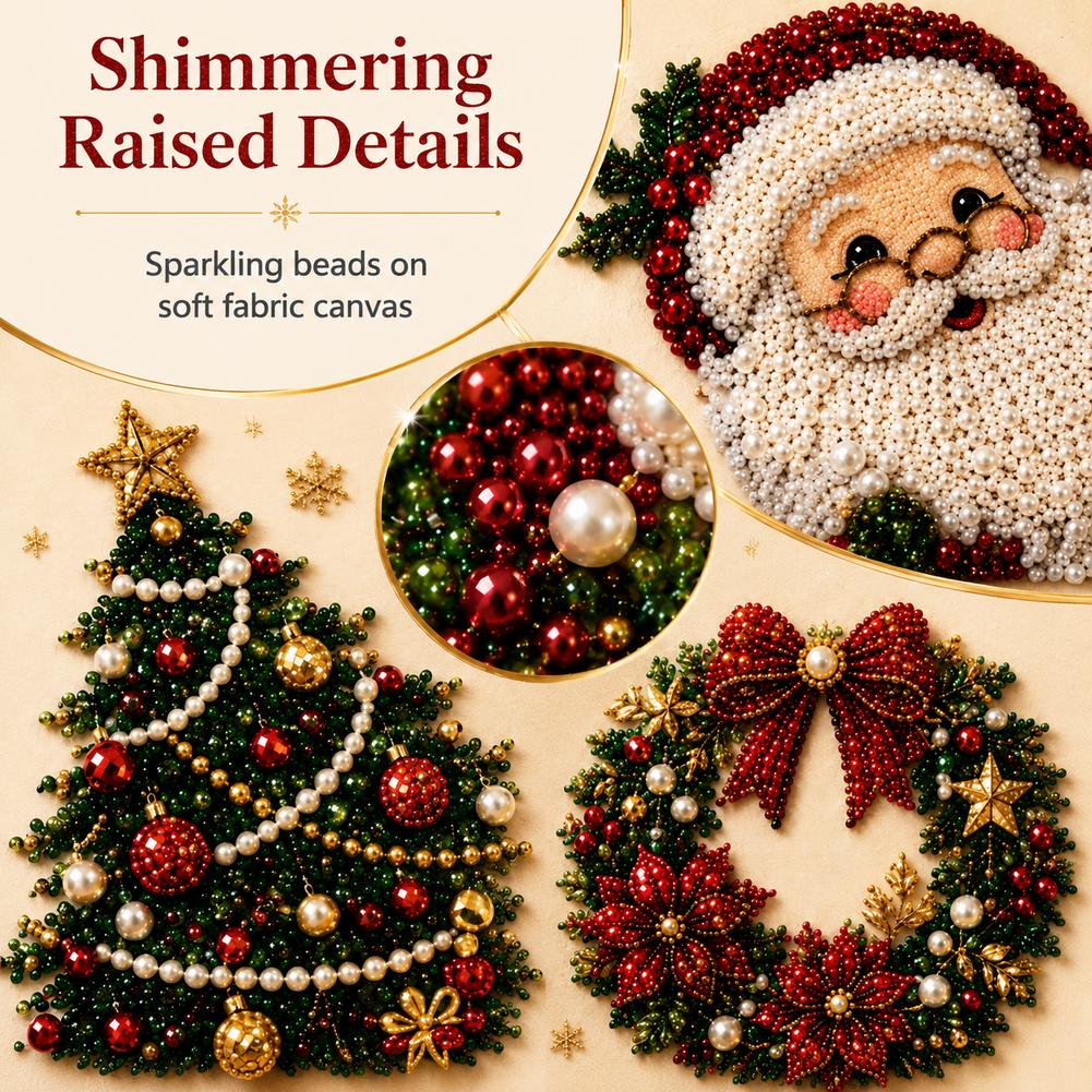 Christmas Santa Claus Pearl Ar - огляд і ціна Art Craft Gifts For Adults