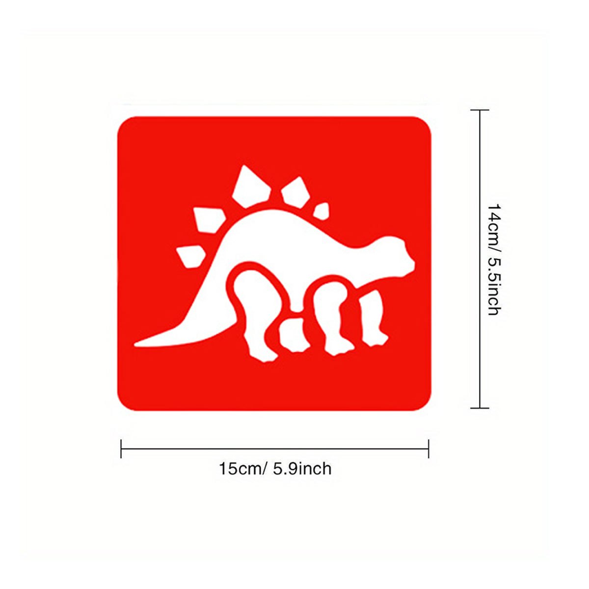 6Pcs Dinosaur Painting Stencil - огляд і ціна Art Craft Dinosaurs