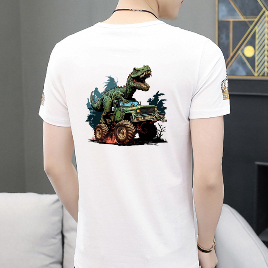 Big Truck Dinosaur Iron On Pat - огляд і ціна Art Craft Dinosaurs