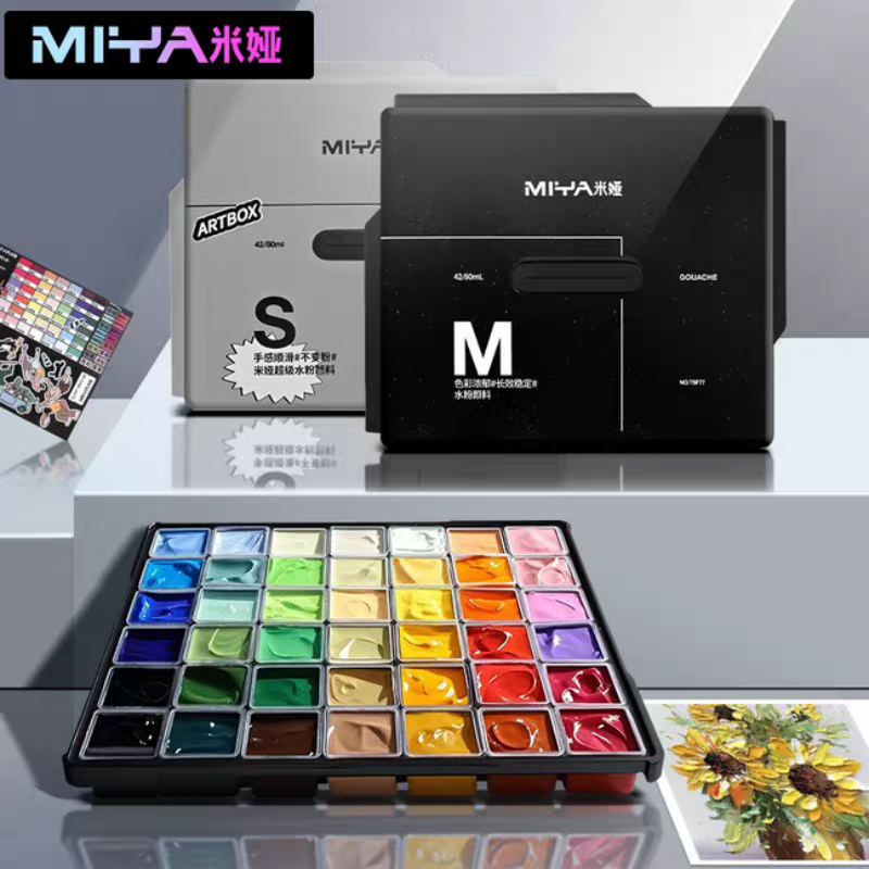 MIYA Gouache Paint Jelly Set M - огляд і ціна Gouache Paint Set
