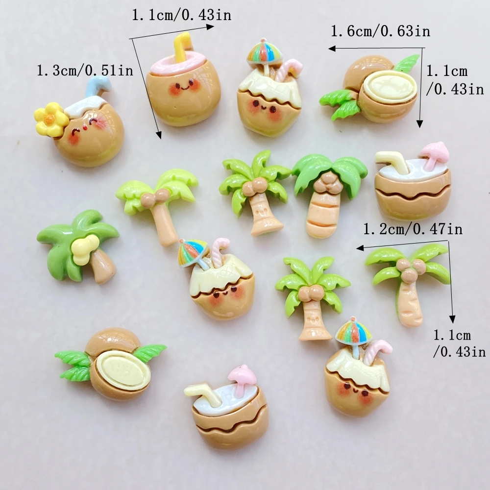 20Pcs Cute Cartoon Coconut Dri - огляд і ціна Art Craft Tree