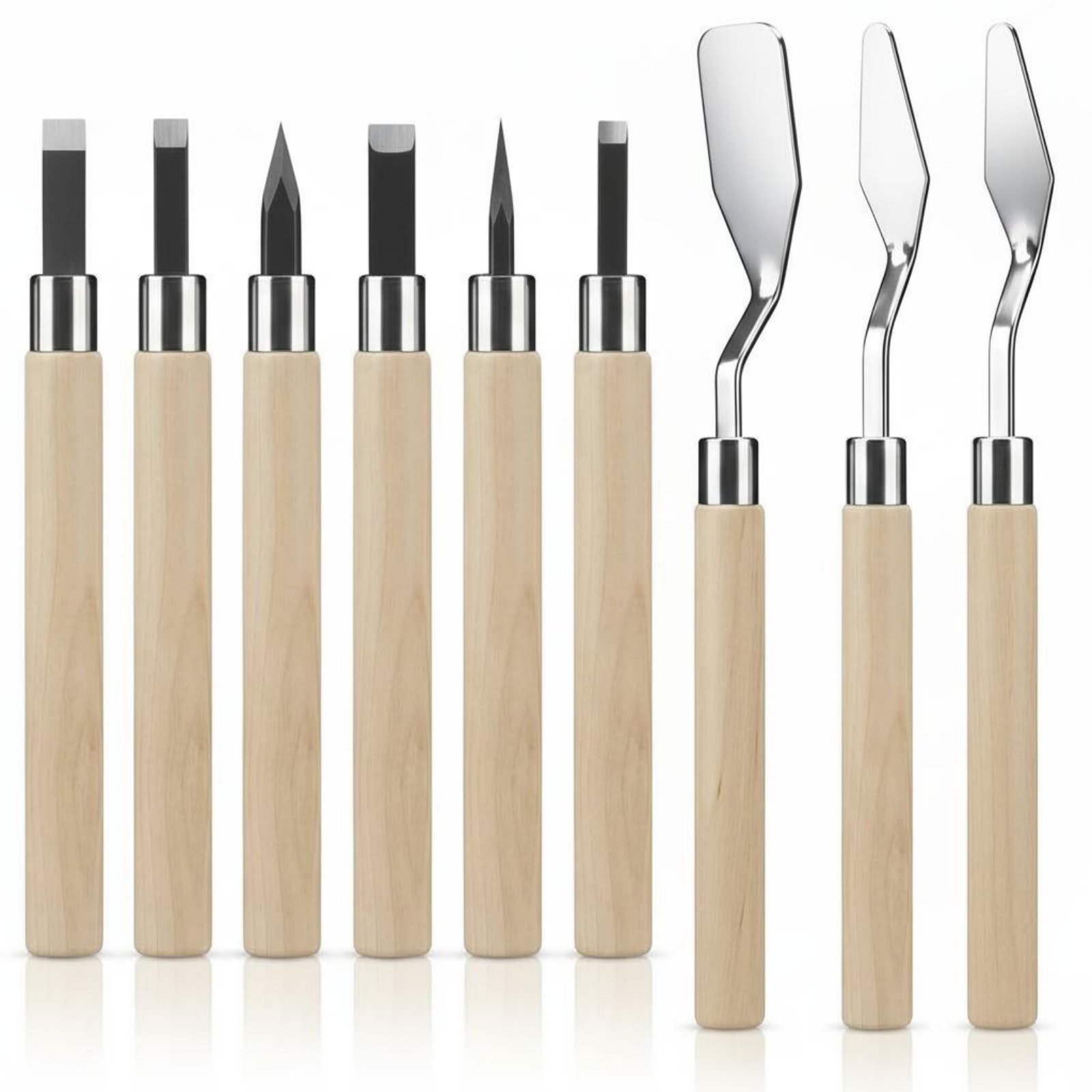 9 Pieces Linoleum Carving Kit  - огляд і ціна Linocut Carving Tool