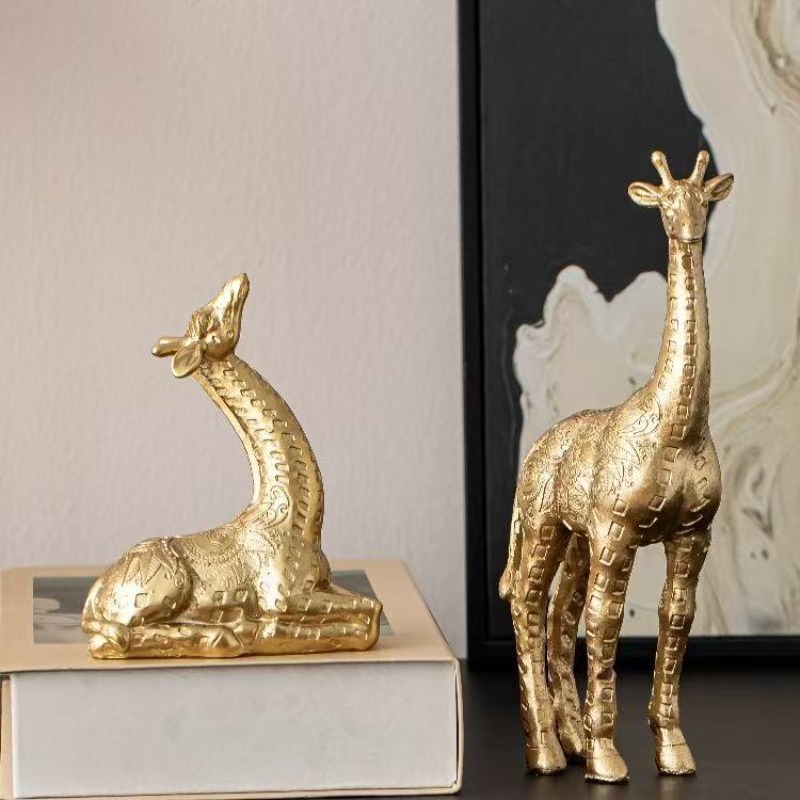 2pcs/set Giraffe Ornament, Gol - огляд і ціна Art Craft Display