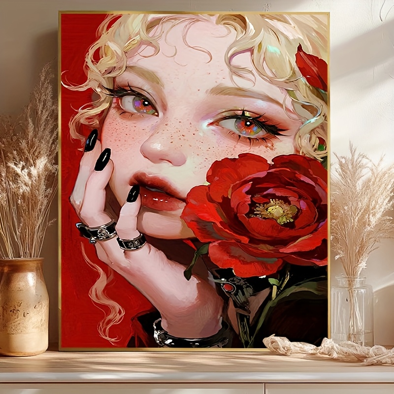 Paint By Numbers Kit for Adult - огляд і ціна Art Craft Rose