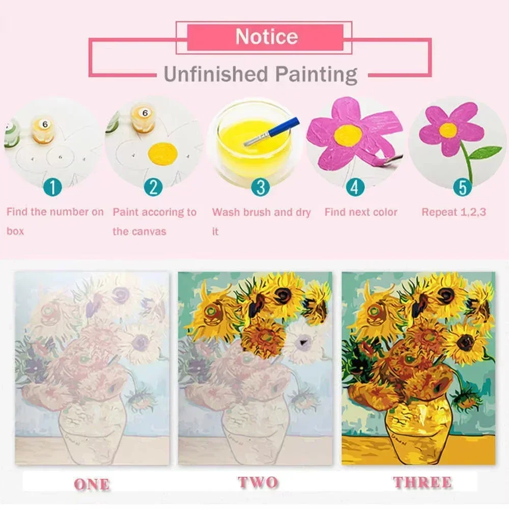 Paint By Numbers Kit for Adult - огляд і ціна Art Craft Rose
