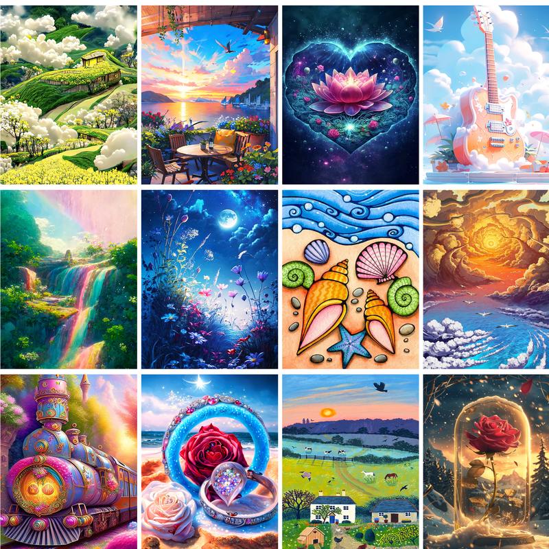 GATYZTORY Painting By Numbers  - огляд і ціна Art Craft Rose