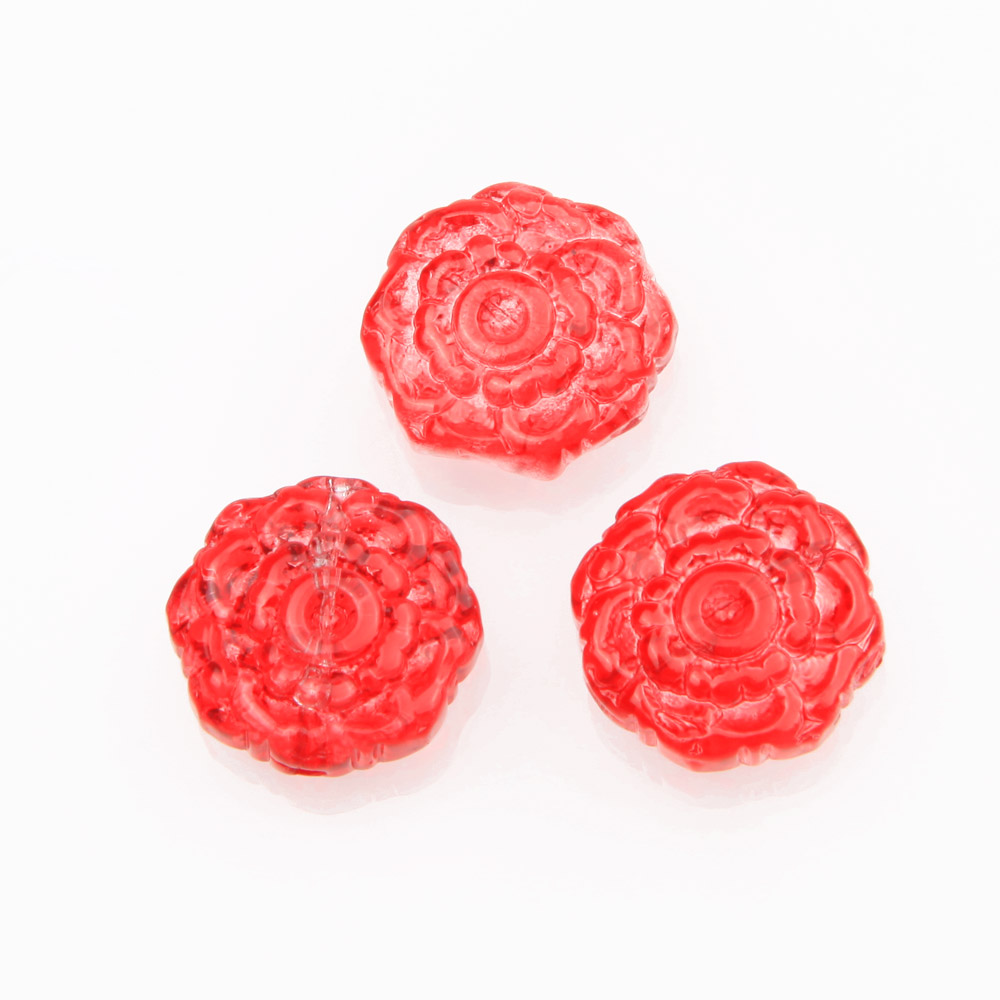 30pcs Glass Rose Flower Beads  - огляд і ціна Art Craft Rose