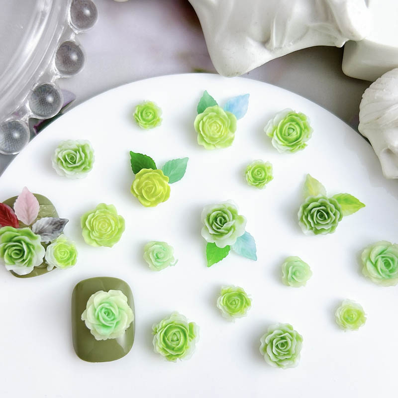 50pcs Random Mixed Resin Rose  - огляд і ціна Art Craft Rose