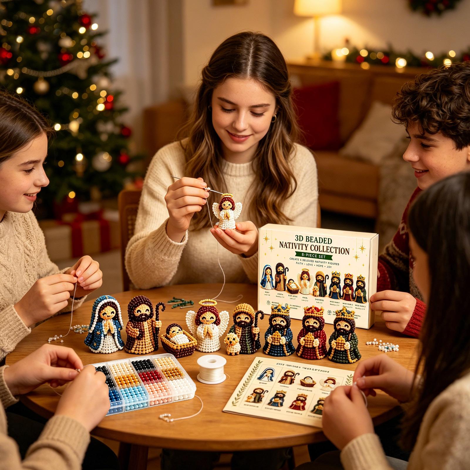 Nativity Bead Art Kit 3D Chris - огляд і ціна Art Craft Gifts For Adults