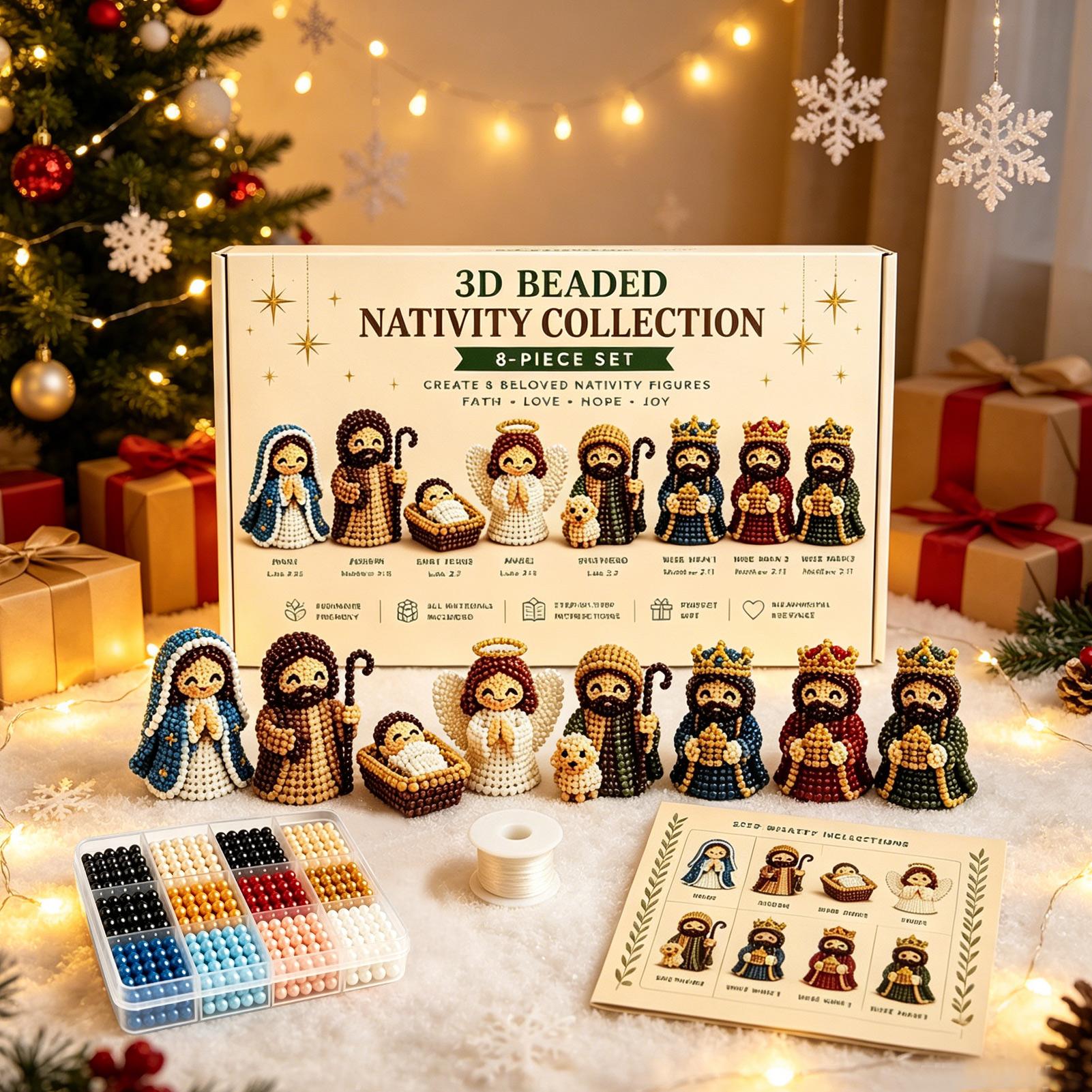 Nativity Bead Art Kit 3D Chris - огляд і ціна Art Craft Gifts For Adults