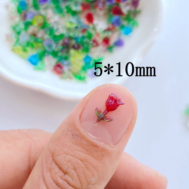 100pcs Resin Glitter Mini Cute - огляд і ціна Art Craft Rose
