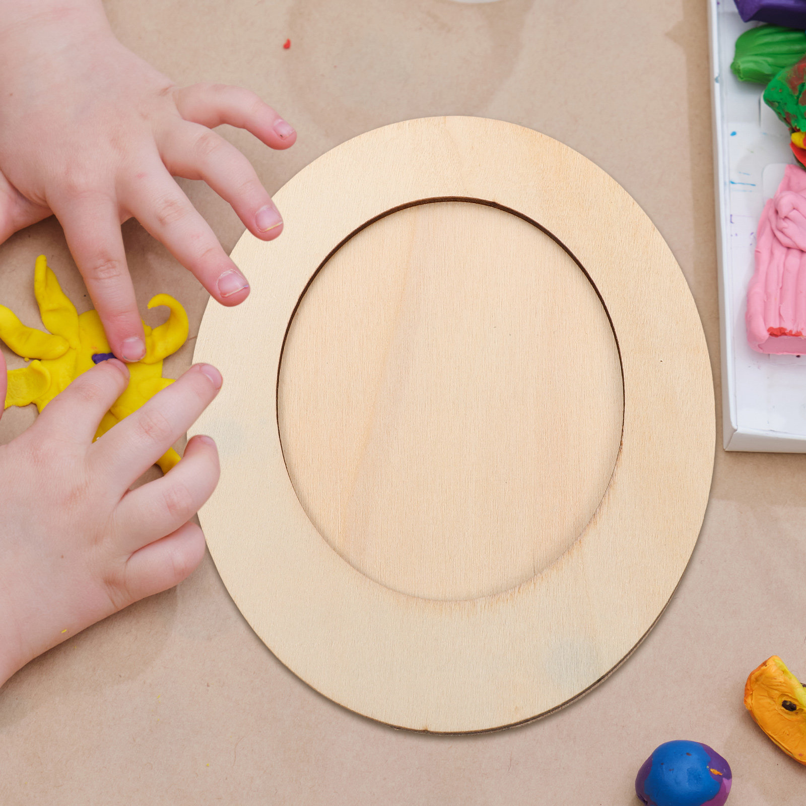 Unfinished Oval Wooden Picture - огляд і ціна Art Craft Activities For Preschoolers