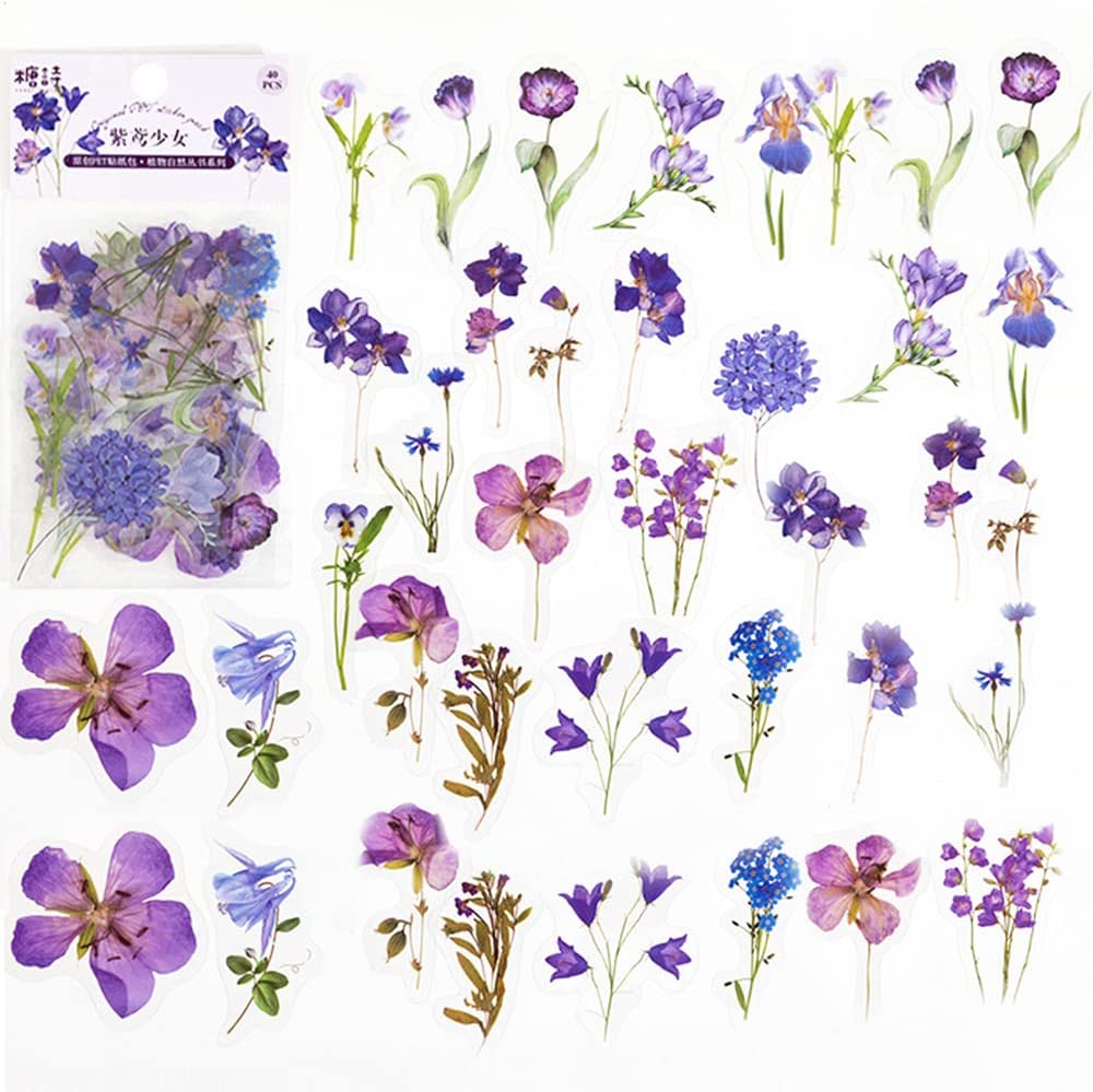 40 Pcs Scrapbook Stickers PET  - огляд і ціна Art And Craft Photos