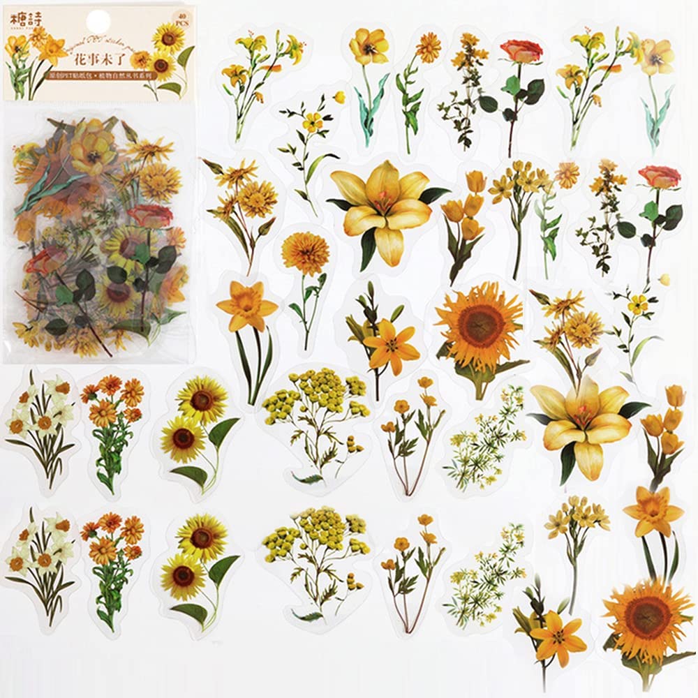 40 Pcs Scrapbook Stickers PET  - огляд і ціна Art And Craft Photos