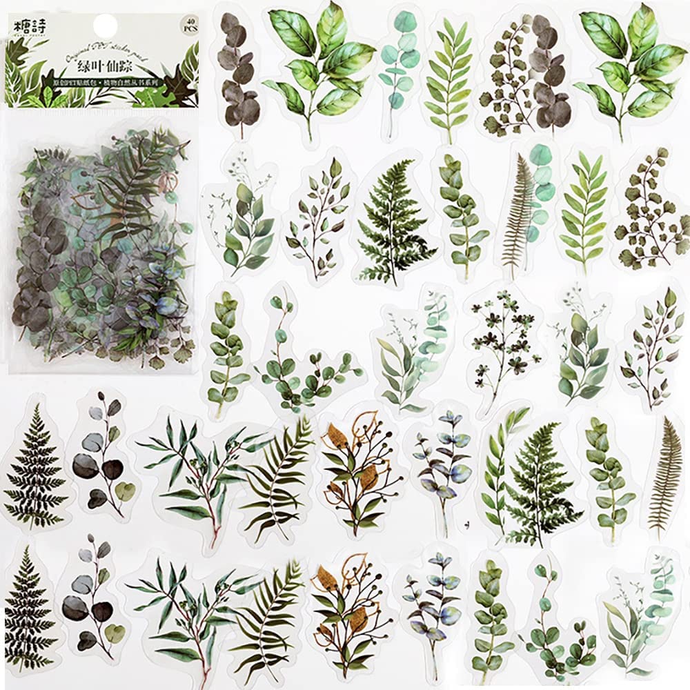 40 Pcs Scrapbook Stickers PET  - огляд і ціна Art And Craft Photos