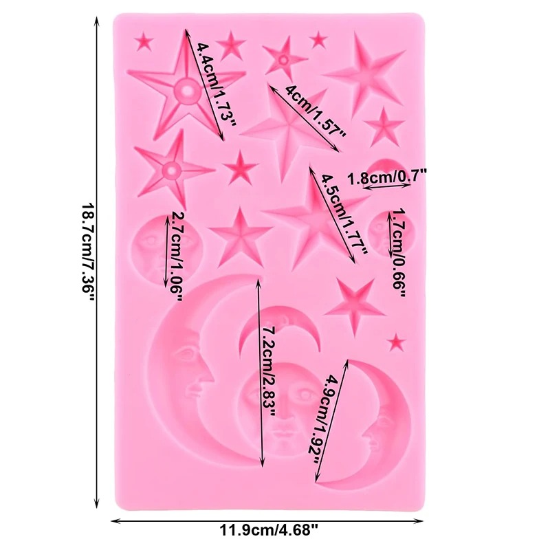 Sun Face Moon Stars Polymer Cl - огляд і ціна Art Craft Clay