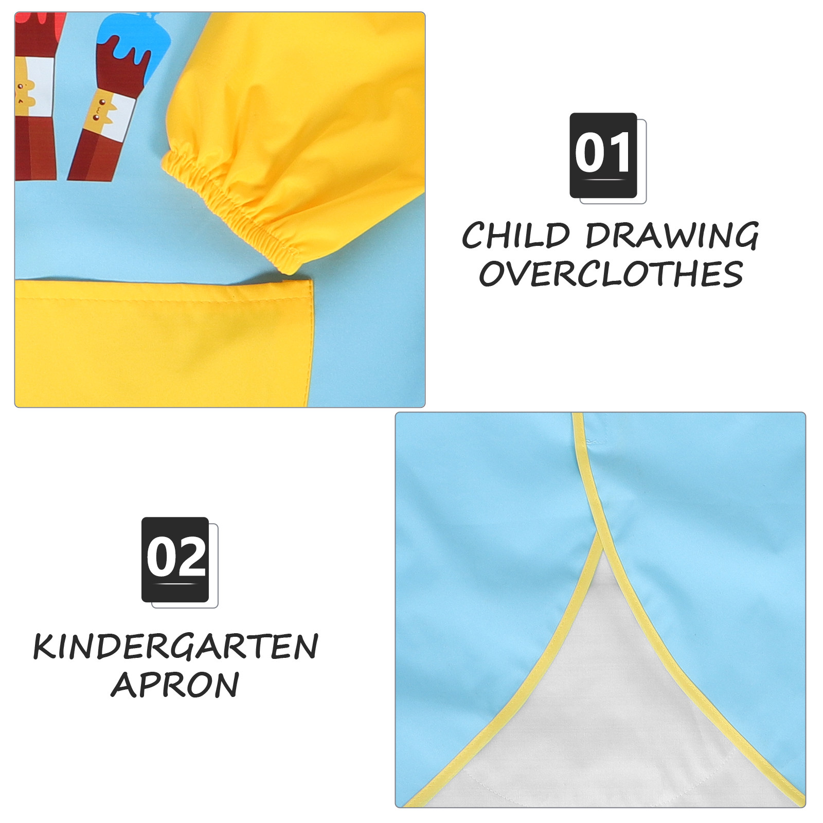 Kids Waterproof Painting Smock - огляд і ціна Art Craft Activities For Preschoolers