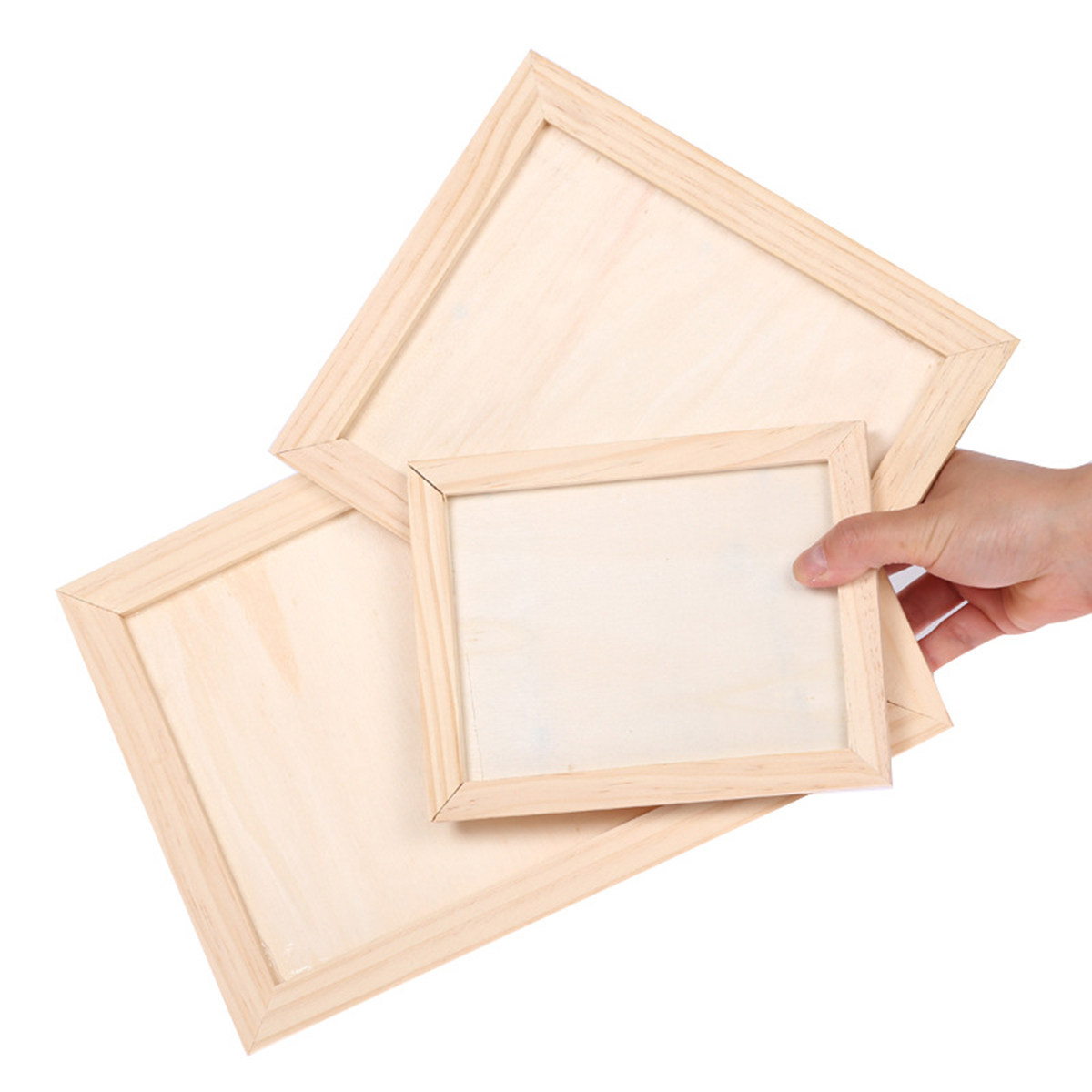 2Pcs Blank Wooden Painting Fra - огляд і ціна Art Craft Painting
