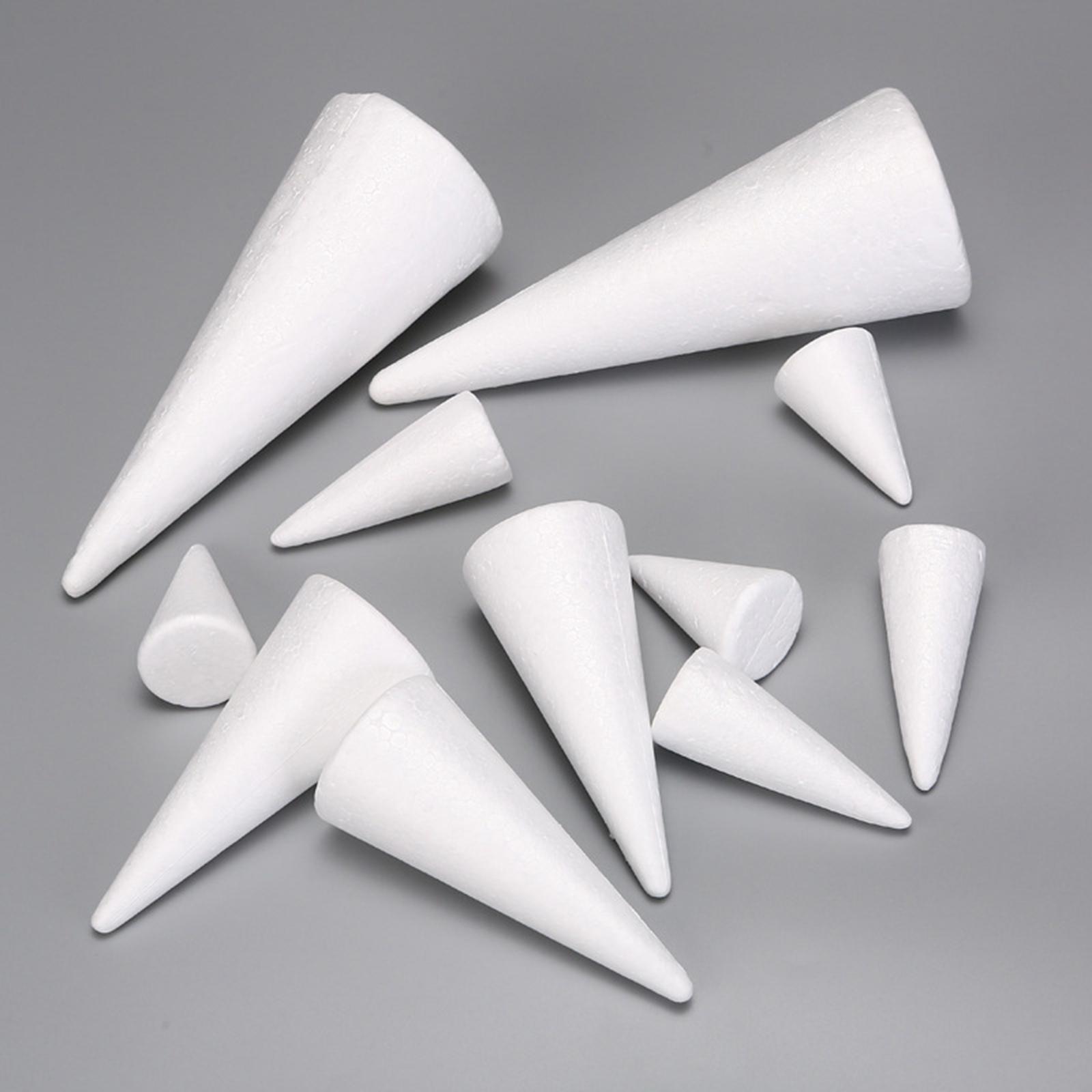 15Pcs Craft Foam Cones White P - огляд і ціна Art Craft Tree