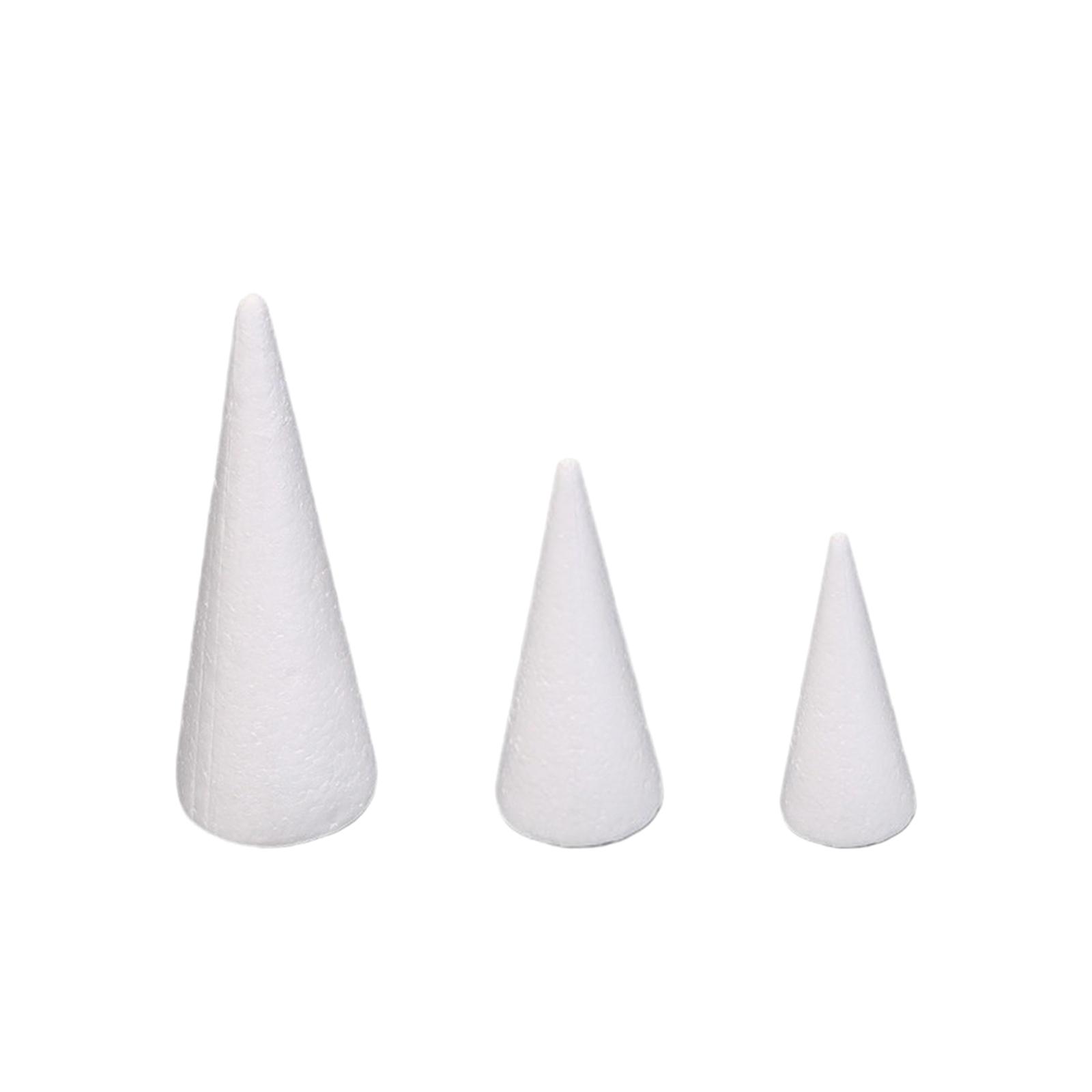 15Pcs Craft Foam Cones White P - огляд і ціна Art Craft Tree