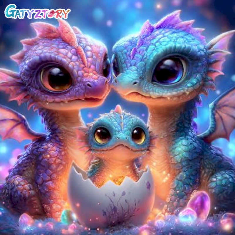 GATYZTORY Diamond Painting Kit - огляд і ціна Art Craft Dinosaurs