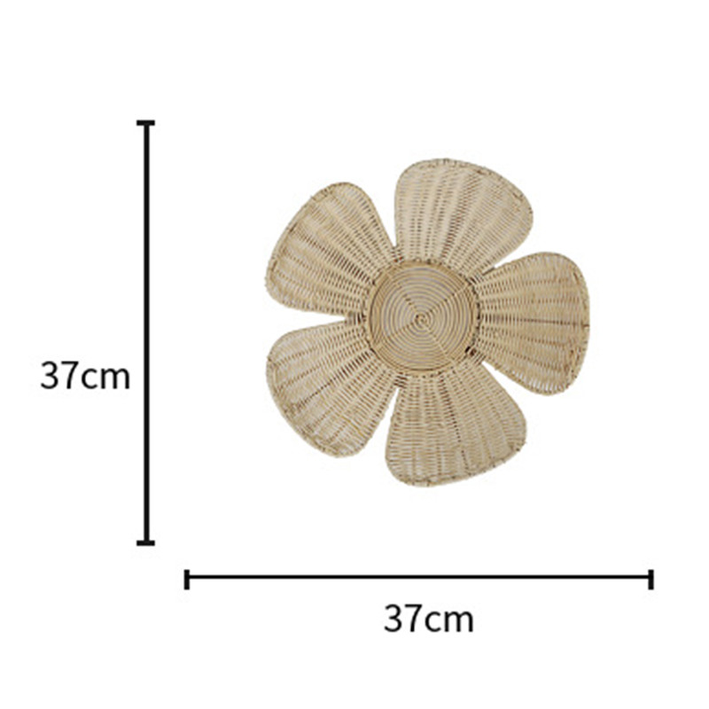 Nordic Woven Rattan Flower Wal - огляд і ціна Art And Craft Photos
