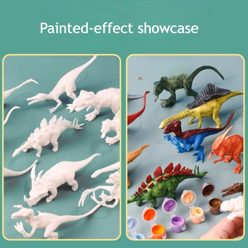 Paint Your Own Dinosaur Kit 8  - огляд і ціна Art Craft Dinosaurs