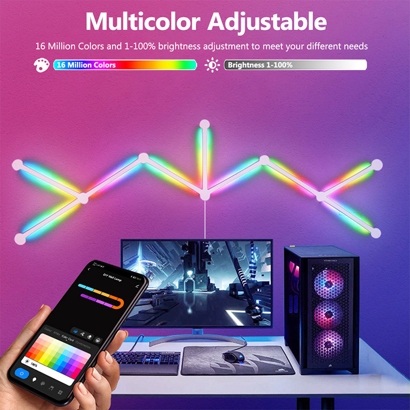 Smart RGB Wall Lamp, Bluetooth - огляд і ціна Art Craft Games