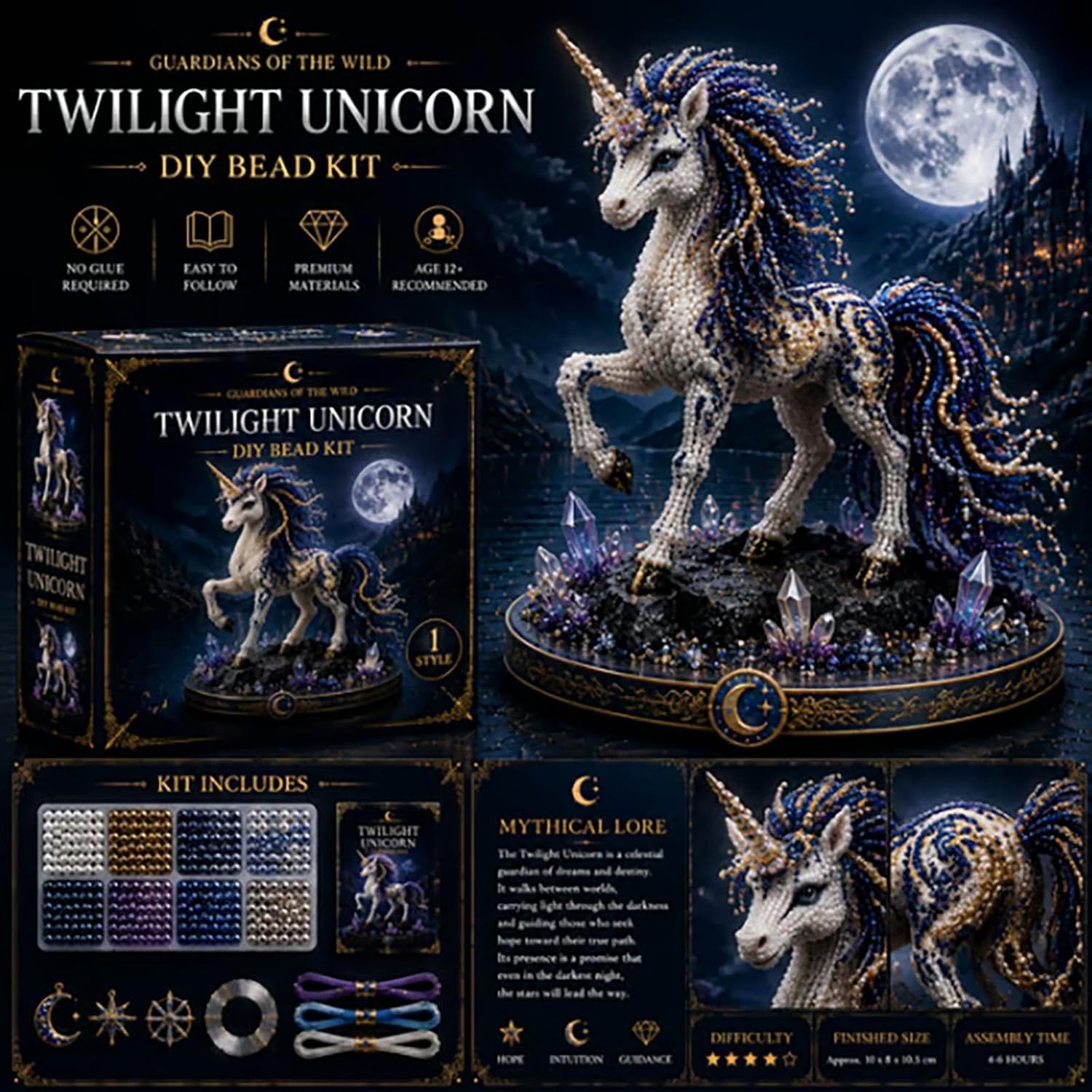 Wild Animal DIY Bead Craft Set - огляд і ціна Art Craft Unicorn