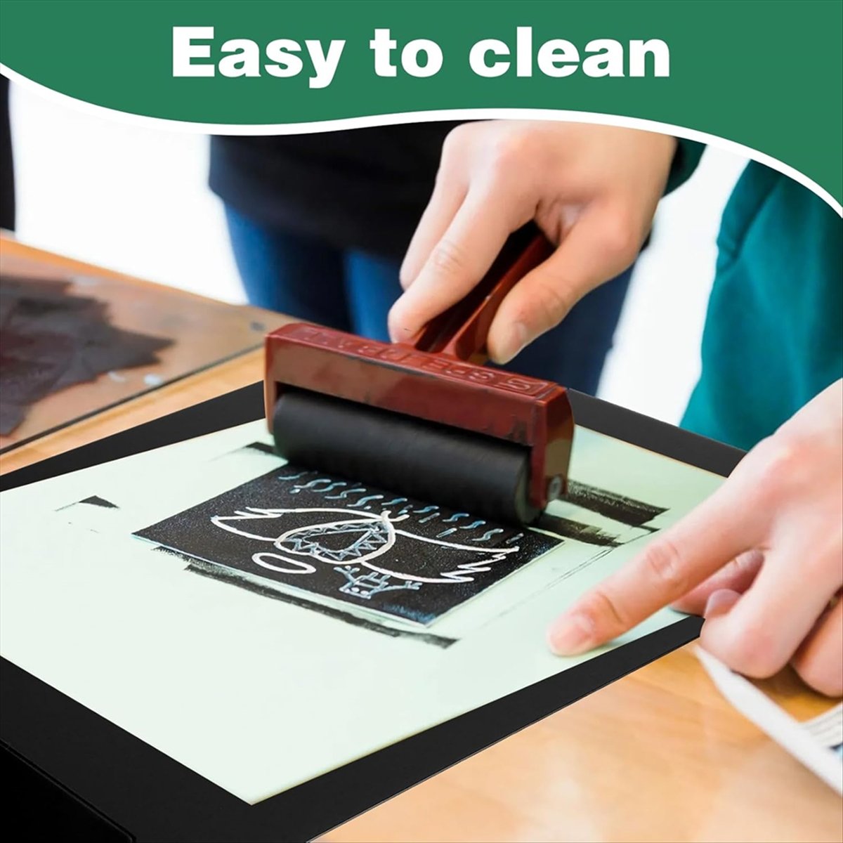 3 Pcs Bench Hook and Inking Pl - огляд і ціна Linocut Carving Tool