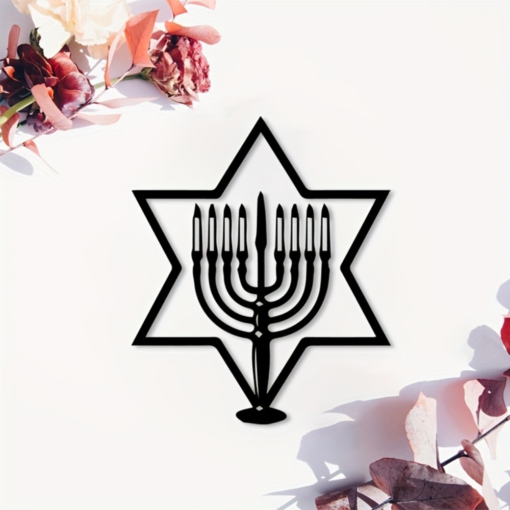 CIFBUY Metal Wall Art Menorah  - огляд і ціна Art & Craft Kids Salon
