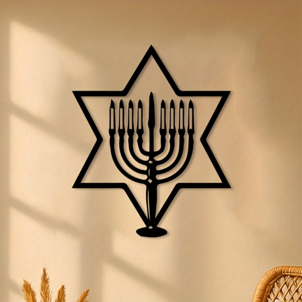 CIFBUY Metal Wall Art Menorah  - огляд і ціна Art & Craft Kids Salon